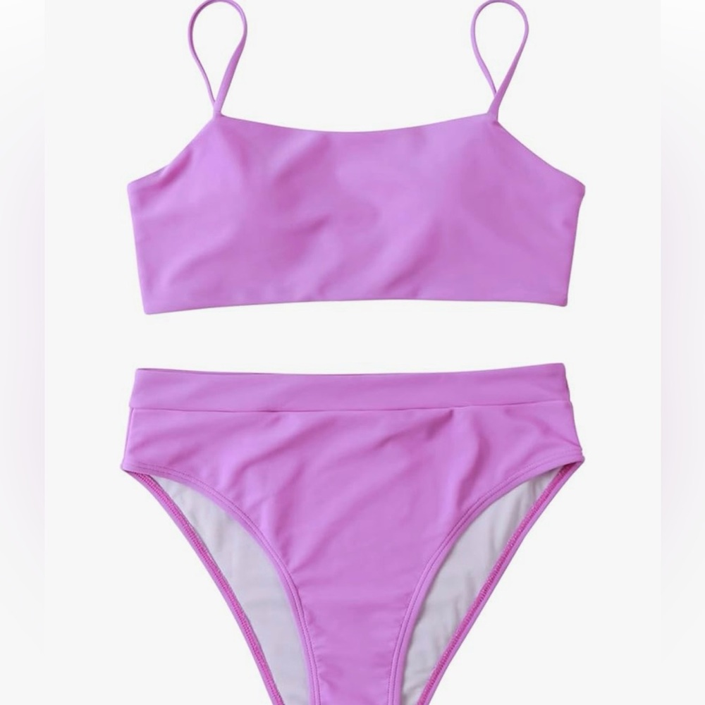 Purple pink Bikini Set